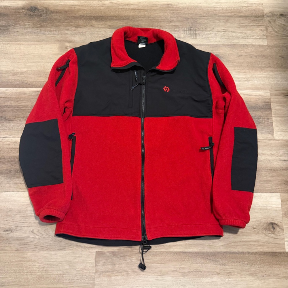 Beyond Clothing A3 Fleece Jacket Men’s Large Rescue Red USA Made Tech Tactical